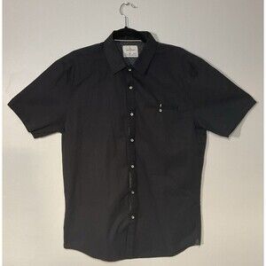 Craft + Flow Black Shirt Button Up Size L